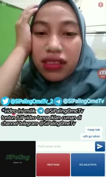 OmeTv Hijab Penjaga Warteg Suara on